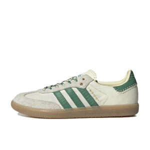 wales bonner x adidas Originals Samba OG 經典時尚 男女板鞋 復古輕便 德訓鞋 米白綠